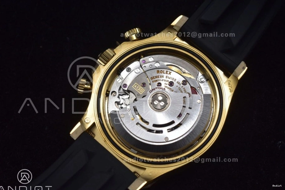 Daytona 116518 Diamonds Edition Rubber Dial 1:1 Black Strap Oysterflex SA4130 Clean on Best V2 0516